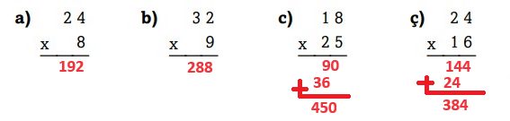 3. Sınıf Matematik Ders Kitabı Sayfa 124 Cevapları Ekoyay Yayınları