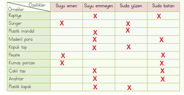 4. Sınıf Fen Bilimleri Ders Kitabı Sayfa 101 Cevapları MEB Yayınları