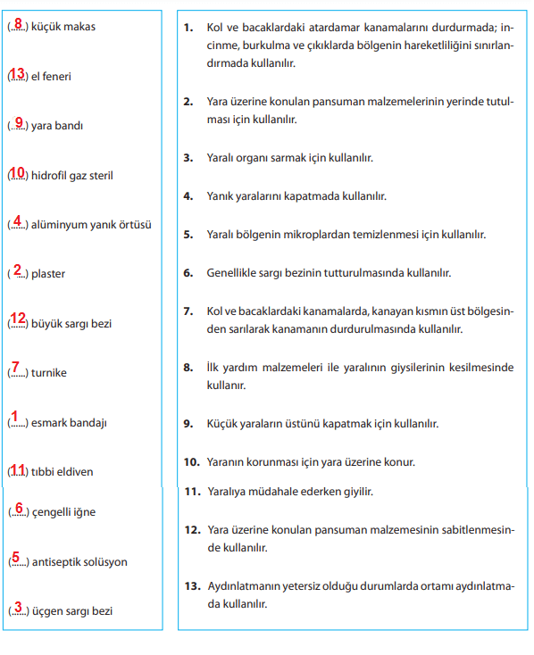 4. Sınıf Trafik Güvenliği Ders Kitabı Sayfa 62 Cevapları Morpa Ofset Yayınları