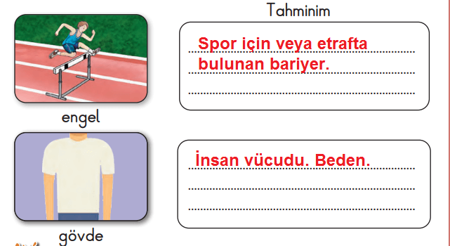 2. Sınıf Türkçe Ders Kitabı Sayfa 149 Cevapları MEB Yayınları