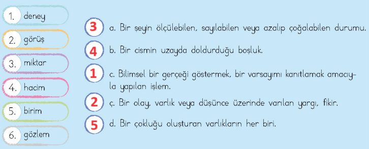 4. Sınıf Türkçe Ders Kitabı Sayfa 134 Cevapları MEB Yayınları