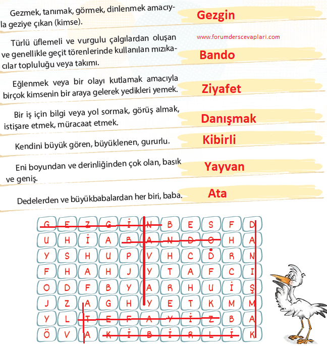 4. Sınıf Türkçe Ders Kitabı Sayfa 81 Cevapları