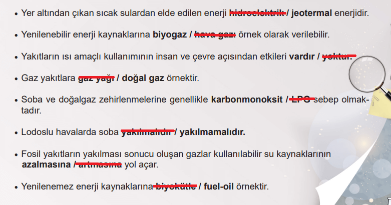 6. Sınıf Fen Bilimleri Ders Kitabı Sayfa 141 Cevapları MEB Yayınları