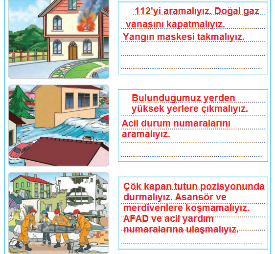 2. Sınıf Hayat Bilgisi Ders Kitabı Sayfa 137 Cevapları SDR Dikey Yayıncılık