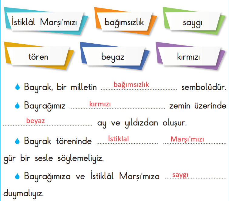 2. Sınıf Hayat Bilgisi Ders Kitabı Sayfa 162 Cevapları SDR Dikey Yayıncılık