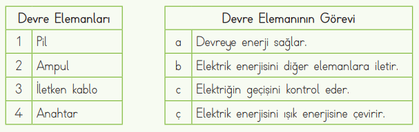 4. Sınıf Fen Bilimleri Ders Kitabı Sayfa 208 Cevapları MEB Yayınları