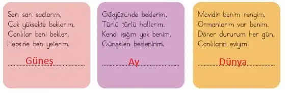 4. Sınıf Türkçe Ders Kitabı 144-146-147-148-149 Sayfa Cevapları MEB Yayınları