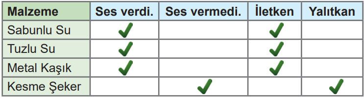 6. Sınıf Fen Bilimleri Ders Kitabı Sayfa 226 Cevapları MEB Yayınları