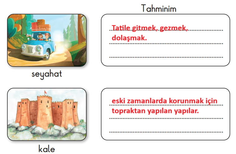 2. Sınıf Türkçe Ders Kitabı Sayfa 202 Cevapları MEB Yayınları