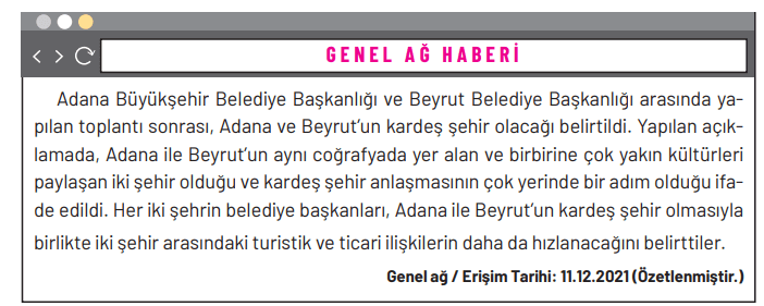 4. Sınıf Sosyal Bilgiler Ders Kitabı Sayfa 195 Cevapları Ferman Yayıncılık