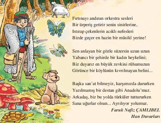 8. Sınıf Türkçe Ders Kitabı Sayfa 246-248-249-251 Cevapları Hecce Yayıncılık 2 Sanat Metni Cevapları