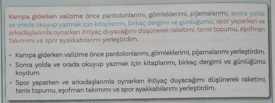 5. Sınıf Türkçe Ders Kitabı Sayfa 33-34-35-36 Cevapları 1. Kitap 4 5. Sınıf Türkçe Ders Kitabı Sayfa 36 Cevapları MEB Yayınları