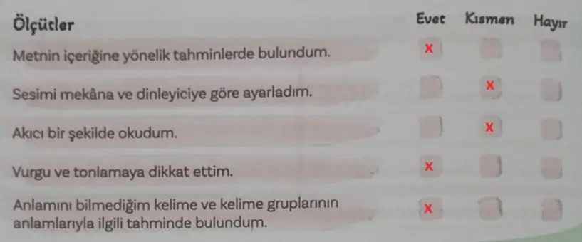 5. Sınıf Türkçe Ders Kitabı Sayfa 78 Cevapları MEB Yayınları