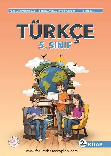 5. Sınıf Türkçe Ders Kitabı Cevapları MEB Yayınları 2. Kitap