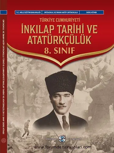 8. Sınıf İnkılap Tarihi Ders Kitabı Cevapları Semih Ofset SEK Yayınları 1 8. Sınıf İnkılap Tarihi Ders Kitabı Cevapları Semih Ofset SEK Yayıncılık