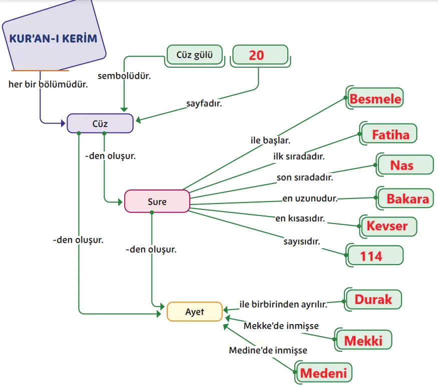 5. Sınıf Din Kültürü Ders Kitabı Sayfa 95-96-99-100-101 Cevapları MEB Yayınları