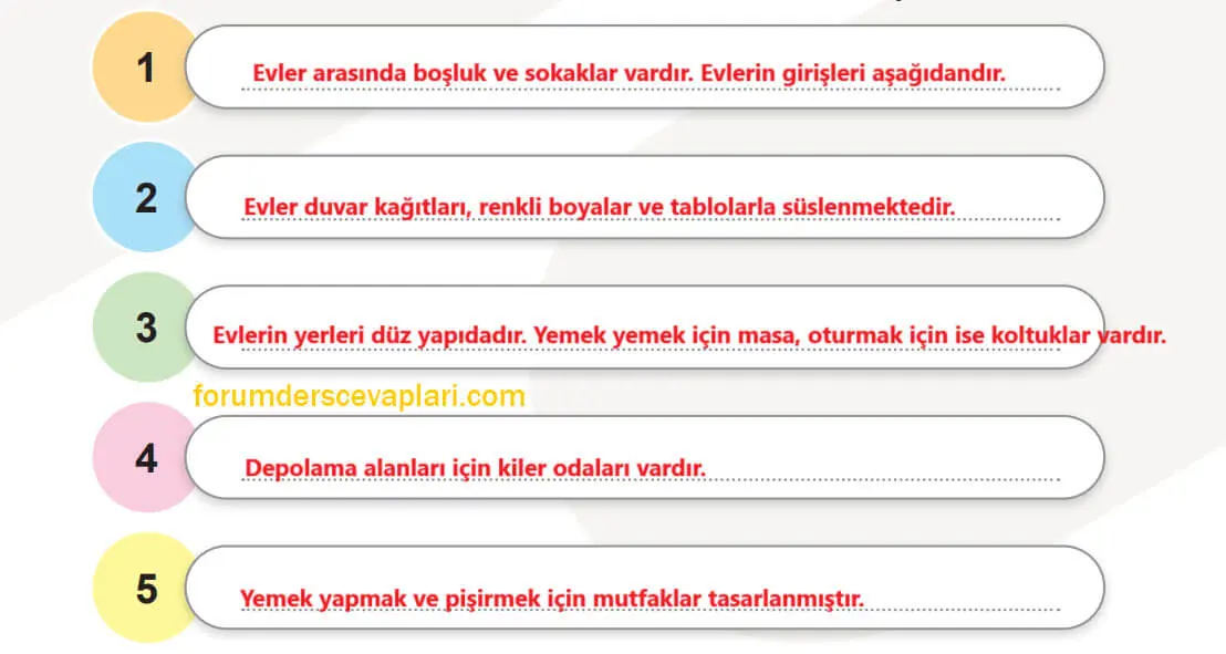 5. Sınıf Sosyal Bilgiler Ders Kitabı Sayfa 115-117-119-121 Cevapları MEB Yayınları