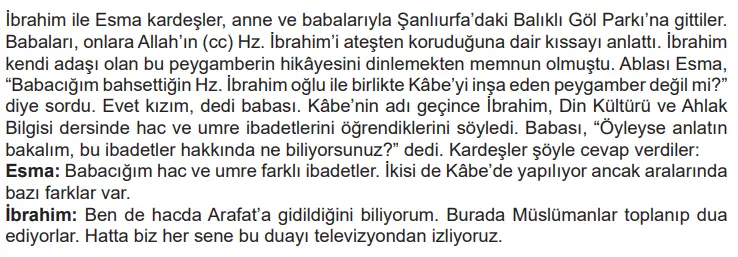 7. Sınıf Din Kültürü Ders Kitabı Sayfa 66-67-68-69-70-71 Cevapları MEB Yayınları 9 7. Sınıf Din Kültürü Ders Kitabı Sayfa 71 Cevapları MEB Yayınları