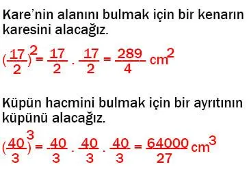 7. Sınıf Matematik Ders Kitabı Sayfa 91-94-95-98 Cevapları Edat Yayınları