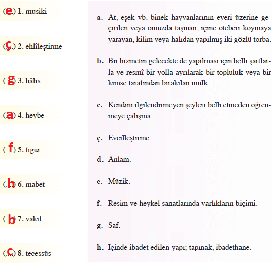 8. Sınıf Türkçe Ders Kitabı Sayfa 90-94-95-96-97. Cevapları Hecce Yayıncılık