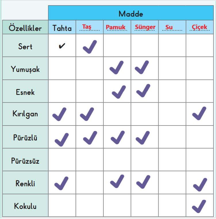 3. Sınıf Fen Bilimleri Ders Kitabı Sayfa 93-94-95-97-98 Cevapları SDR Dikey Yayıncılık