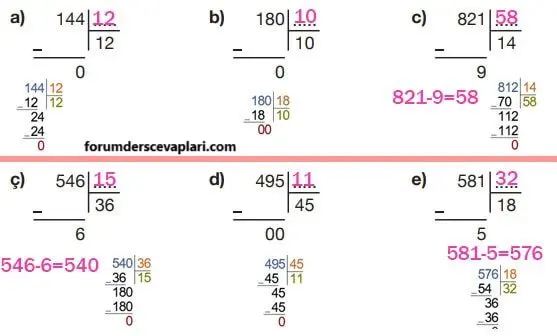 4. Sınıf Matematik Ders Kitabı Sayfa 122 Cevapları Pasifik Yayıncılık2