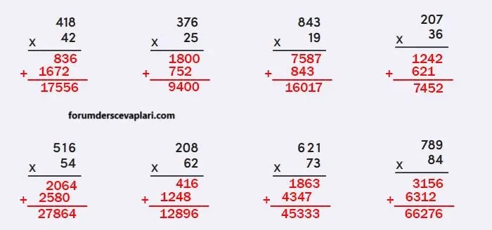 4. Sınıf Matematik Ders Kitabı Sayfa 76-77-78-79 Cevapları MEB Yayınları 3 4. Sınıf Matematik Ders Kitabı Sayfa 79 Cevapları MEB Yayınları
