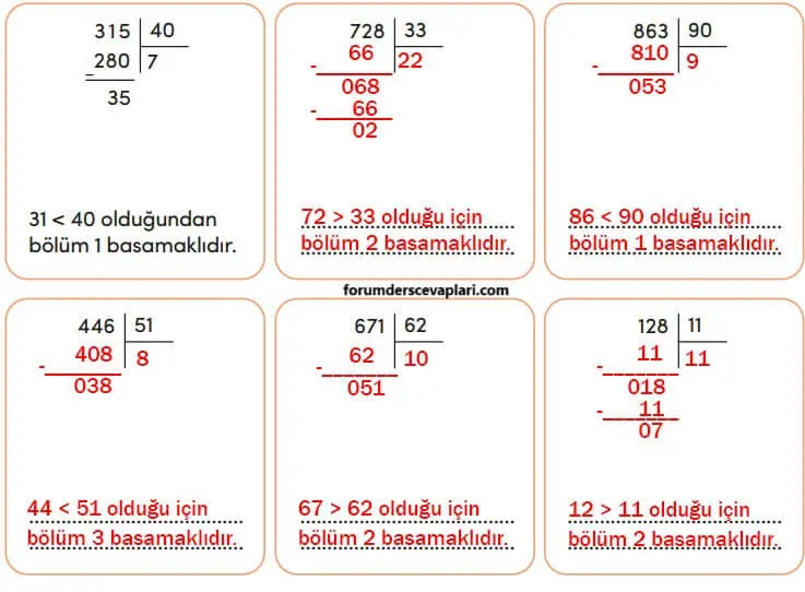 4. Sınıf Matematik Ders Kitabı Sayfa 93 Cevapları MEB Yayınları