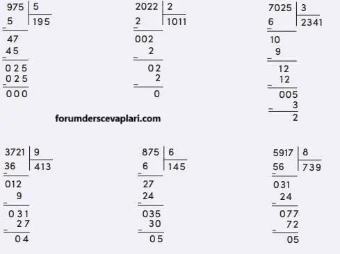 4. Sınıf Matematik Ders Kitabı Sayfa 99 Cevapları MEB Yayınları