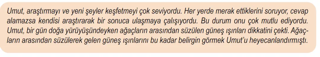 5. Sınıf Fen Bilimleri Ders Kitabı Sayfa 16 Cevapları MEB Yayınları