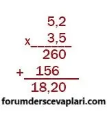 6. Sınıf Matematik Ders Kitabı Sayfa 154 Cevapları MEB Yayınları2