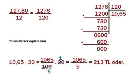 6. Sınıf Matematik Ders Kitabı Sayfa 167-168 Cevapları MEB Yayınları