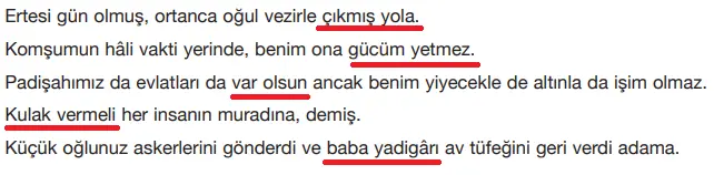 7. Sınıf Türkçe Ders Kitabı Sayfa 104-106-107-108-109-110-111 Cevapları Özgün Yayıncılık 3 7. Sınıf Türkçe Ders Kitabı Sayfa 110 Cevapları Özgün Yayıncılık
