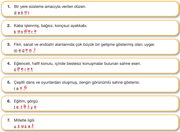 7. Sınıf Türkçe Ders Kitabı Sayfa 158-159-160-161-162 Cevapları Özgün Yayıncılık