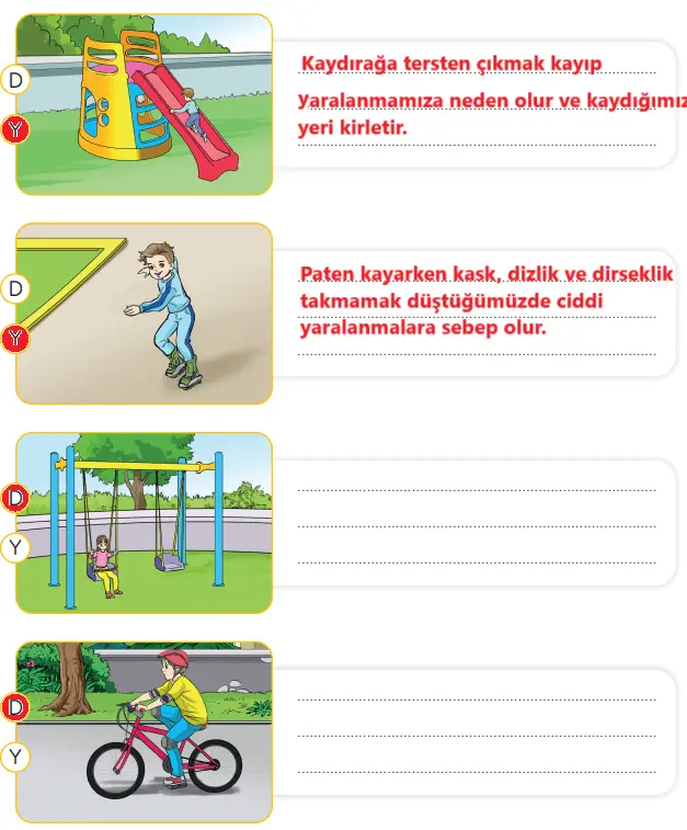 3. Sınıf Hayat Bilgisi Ders Kitabı Sayfa 140-141-142 Cevapları SDR İpekyolu Yayıncılık