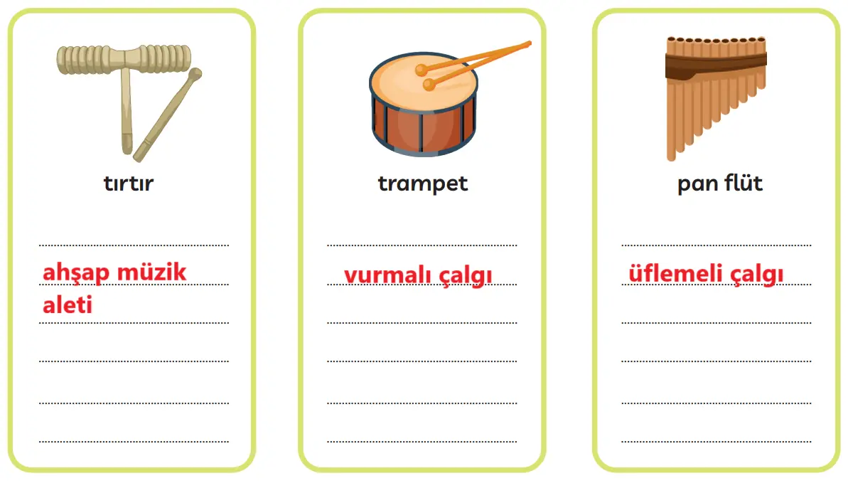 3. Sınıf Türkçe Ders Kitabı Sayfa 227-228-231-232-233-234 Cevapları MEB Yayınları