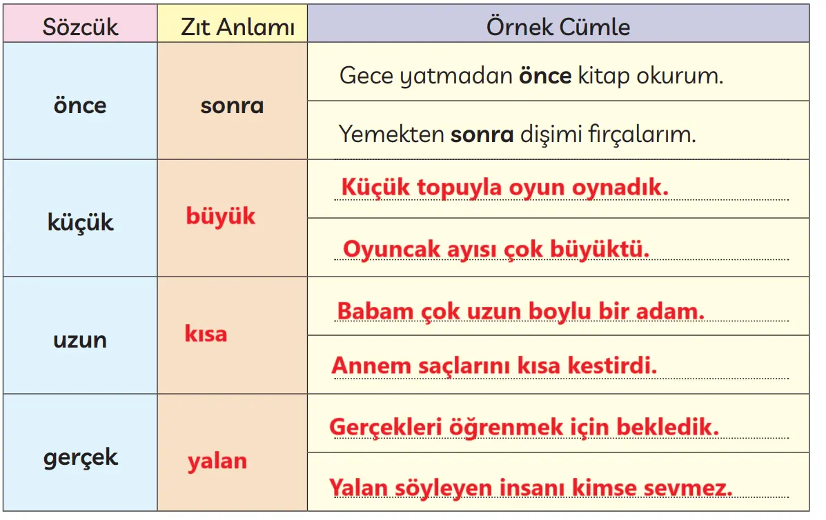 3. Sınıf Türkçe Ders Kitabı Sayfa 246 Cevapları MEB Yayınları