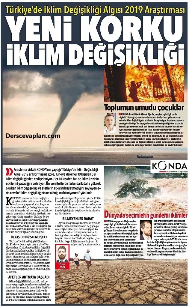 6. Sınıf Türkçe Ders Kitabı Sayfa 200-201-203-204 Cevapları Yıldırım Yayınları
