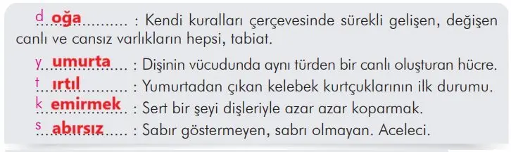 3. Sınıf Türkçe Ders Kitabı Sayfa 268-269-270-271-272-273-274 Cevapları İlke Yayıncılık