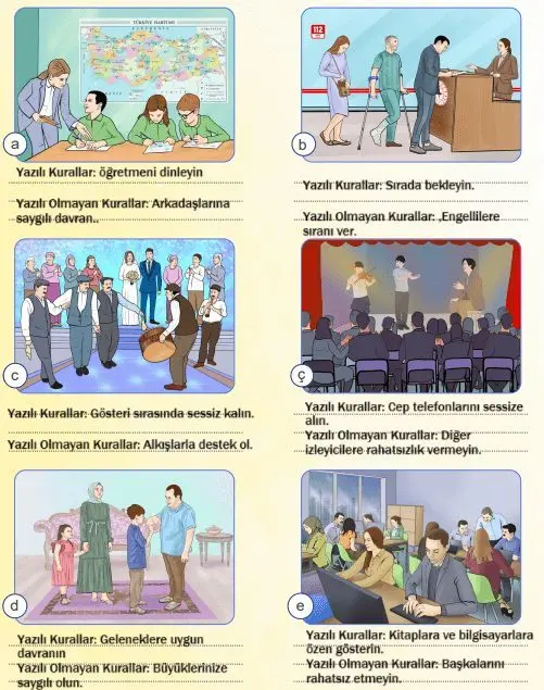 4. Sınıf İnsan Hakları Ders Kitabı Sayfa 80-81-82 Cevapları MEB Yayınları