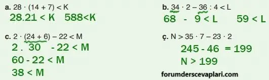 8. Sınıf Matematik Ders Kitabı Sayfa 181-186-191-192 Cevapları ADA Yayıncılık