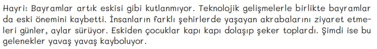 5. Sınıf Türkçe Ders Kitabı Sayfa 26 Cevapları MEB Yayınları