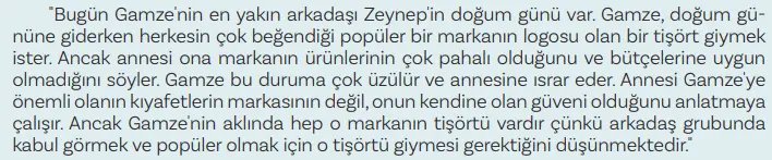 5. Sınıf Türkçe Ders Kitabı Sayfa 68-70-71-72-73-74-75-75 Cevapları 2. Kitap 3 5. Sınıf Türkçe Ders Kitabı Sayfa 73 Cevapları MEB Yayınları
