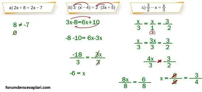 8. Sınıf Matematik Ders Kitabı Sayfa 173-174-175 Cevapları MEB Yayınları