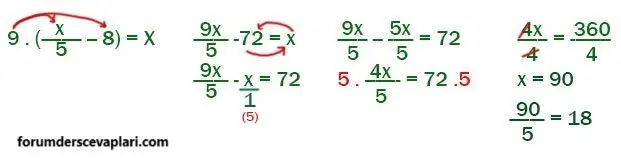 8. Sınıf Matematik Ders Kitabı Sayfa 229 Cevapları MEB Yayınları