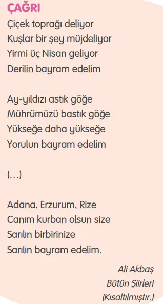 4. Sınıf Türkçe Ders Kitabı Sayfa 256-257-258-259 Cevapları Tuna Yayıncılık
