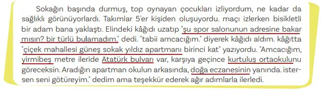 5. Sınıf Türkçe Ders Kitabı Sayfa 134-135 Cevapları İkinci Kitap