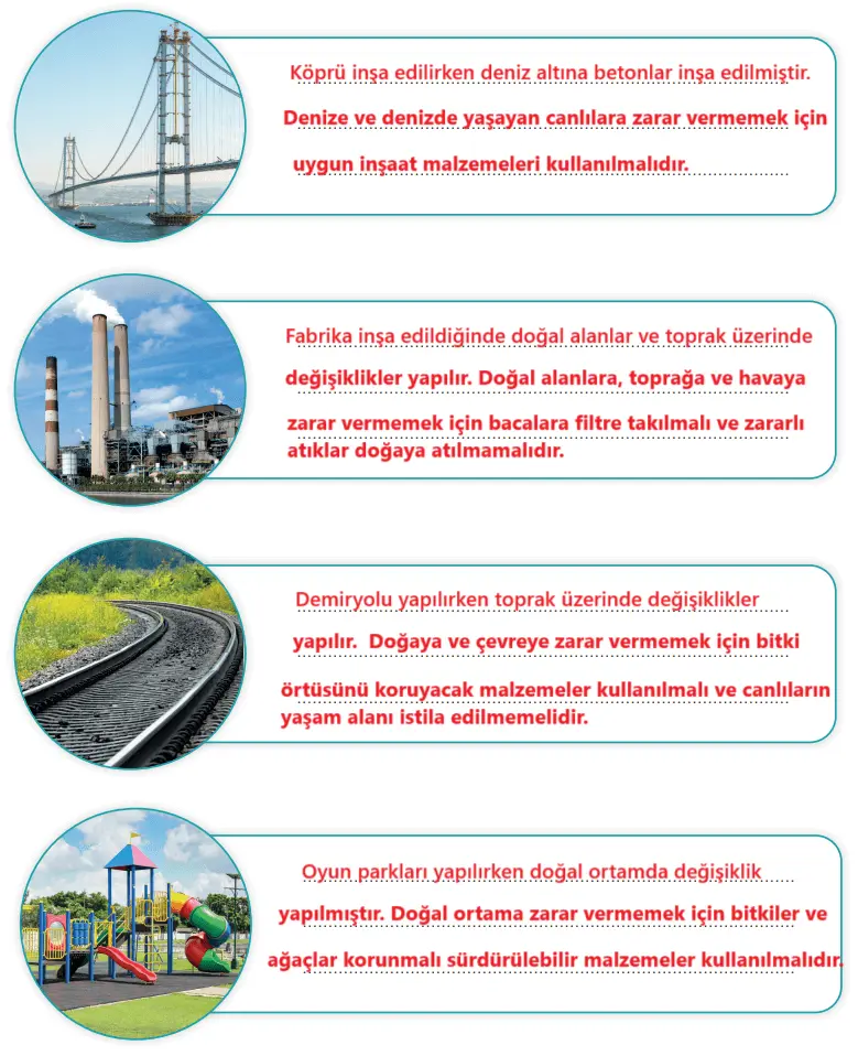 3. Sınıf Hayat Bilgisi Ders Kitabı Sayfa 195-197-198 Cevapları SDR İpekyolu Yayıncılık