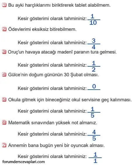 5. Sınıf Matematik Ders Kitabı Sayfa 166-167-168-169 Cevapları 2. Kitap 3 5. Sınıf Matematik Ders Kitabı Sayfa 169 Cevapları İkinci Kitap