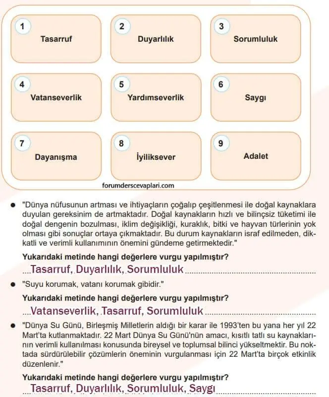 5. Sınıf Sosyal Bilgiler Ders Kitabı Sayfa 108-109-110-111-112 Cevapları 2. Kitap 3 5. Sınıf Sosyal Bilgiler Ders Kitabı Sayfa 112 Cevapları İkinci Kitap